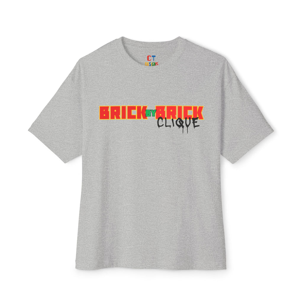 Brick By Brick Clique™ Oversized Boxy T‑Shirt