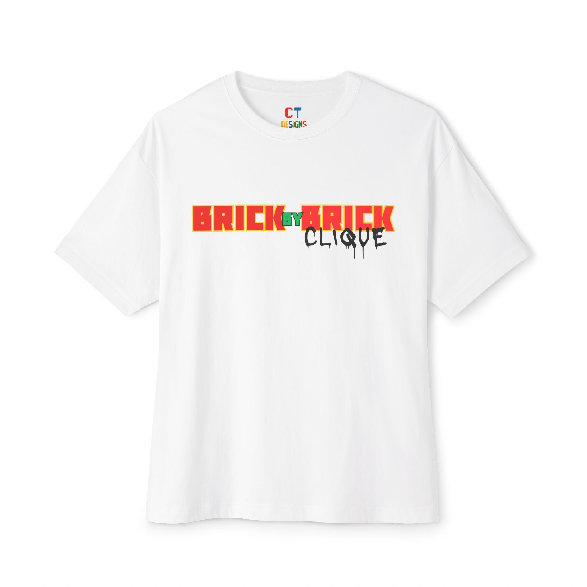 Brick By Brick Clique™ Oversized Boxy T‑Shirt