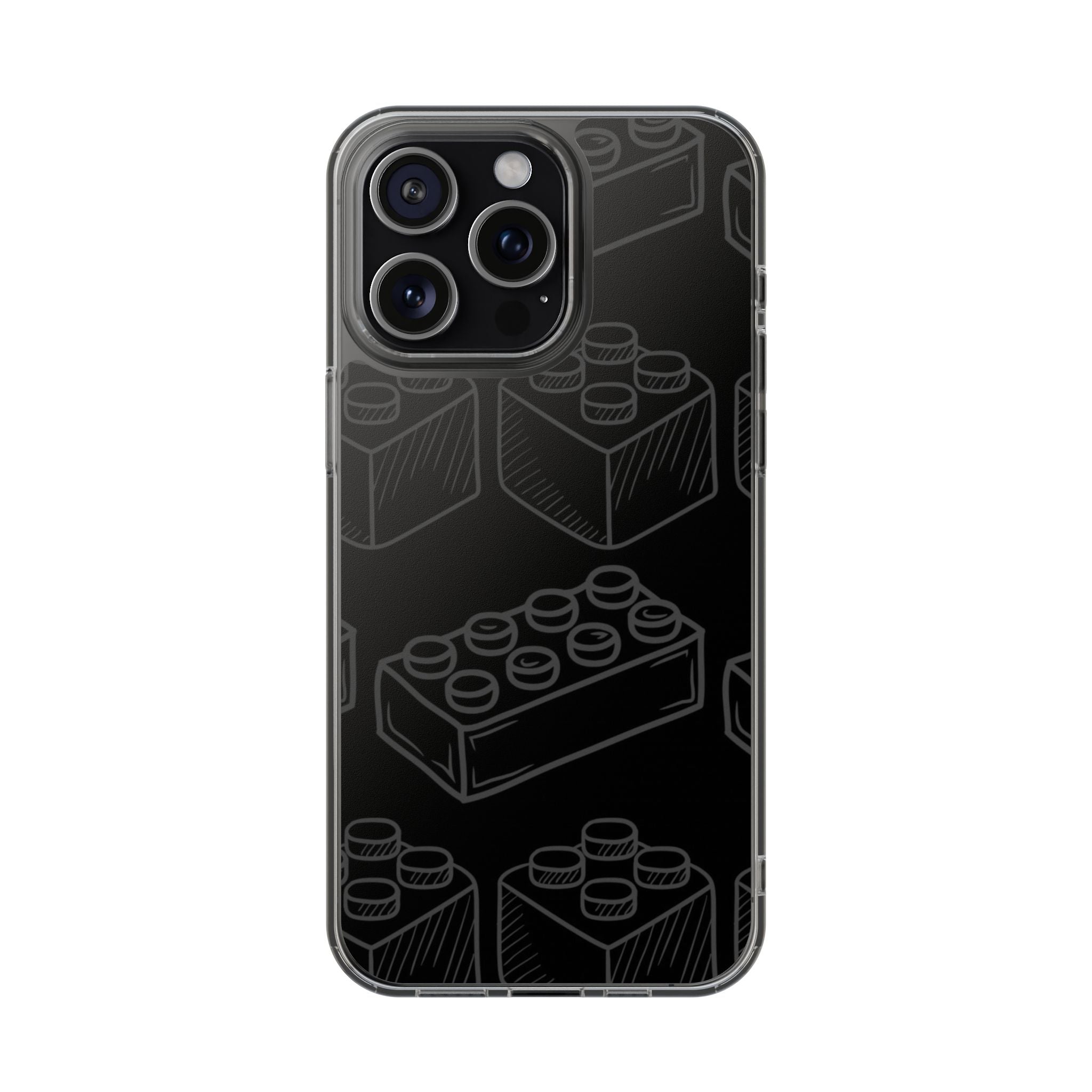 SKETCH Bricks iPhone Case (Black) -MagSafe®