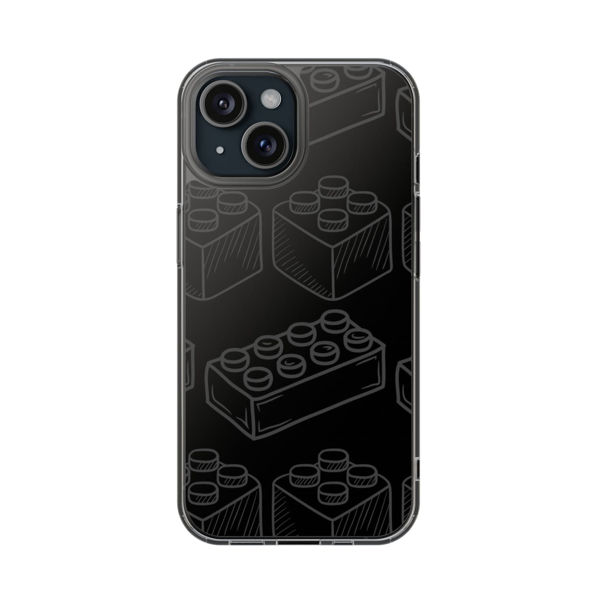 SKETCH Bricks iPhone Case (Black) -MagSafe®