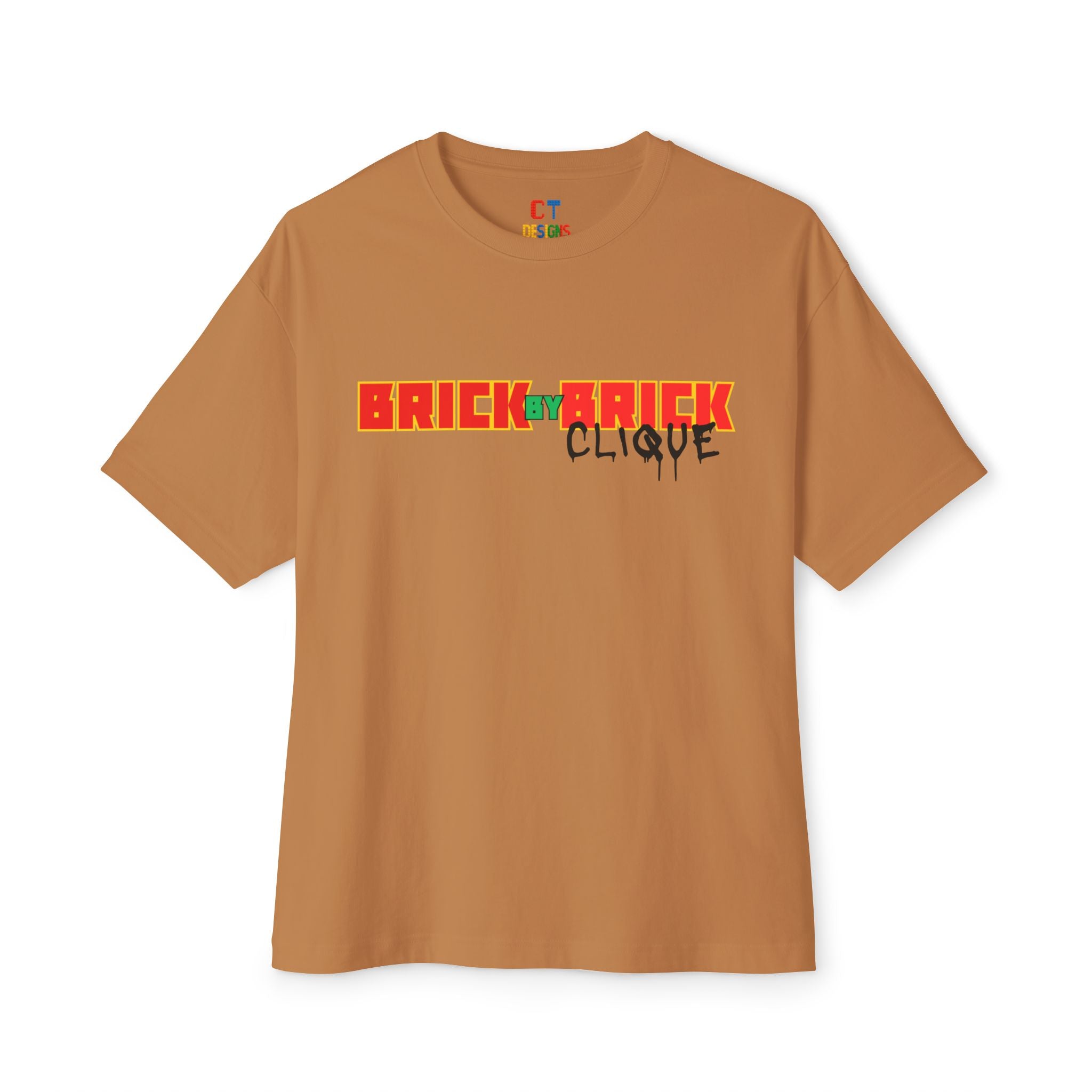 Brick By Brick Clique™ Oversized Boxy T‑Shirt