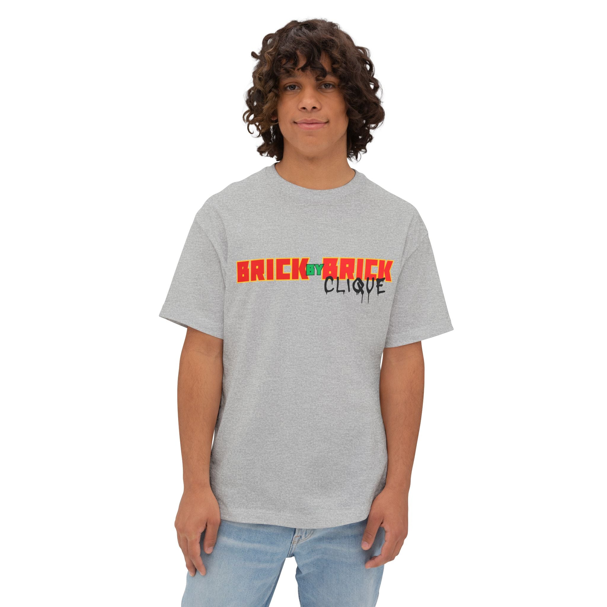 Brick By Brick Clique™ Oversized Boxy T‑Shirt