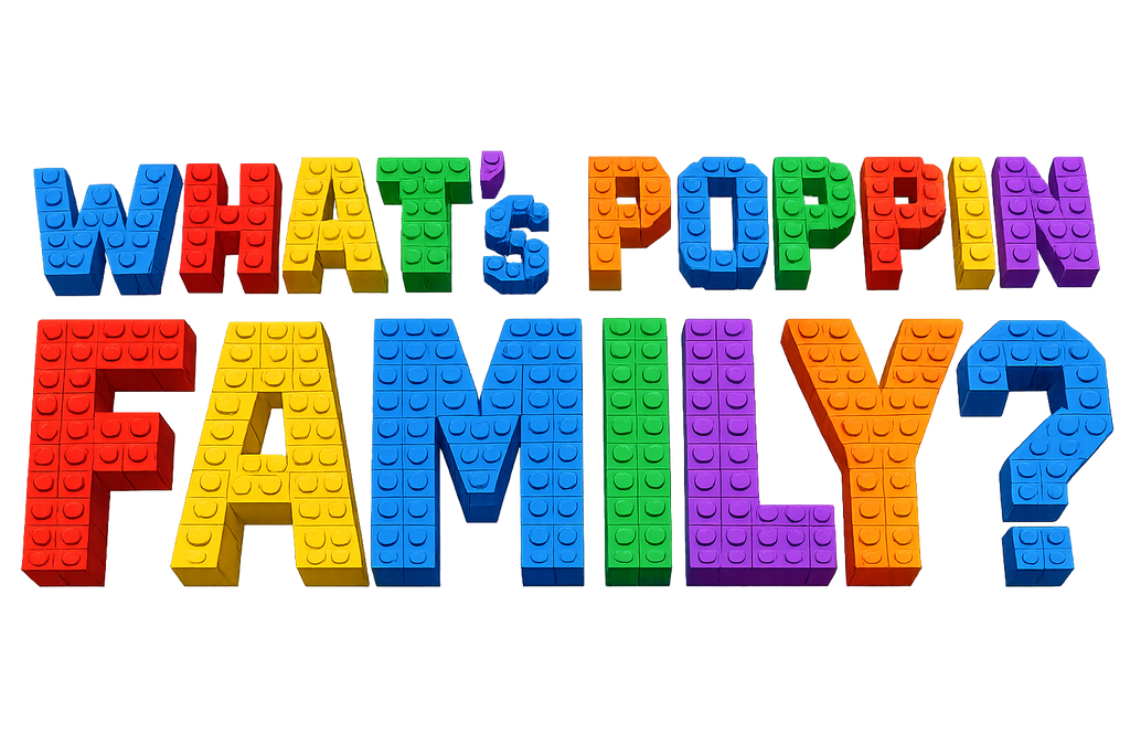What's Poppin Family? Oversized Boxy T-Shirt