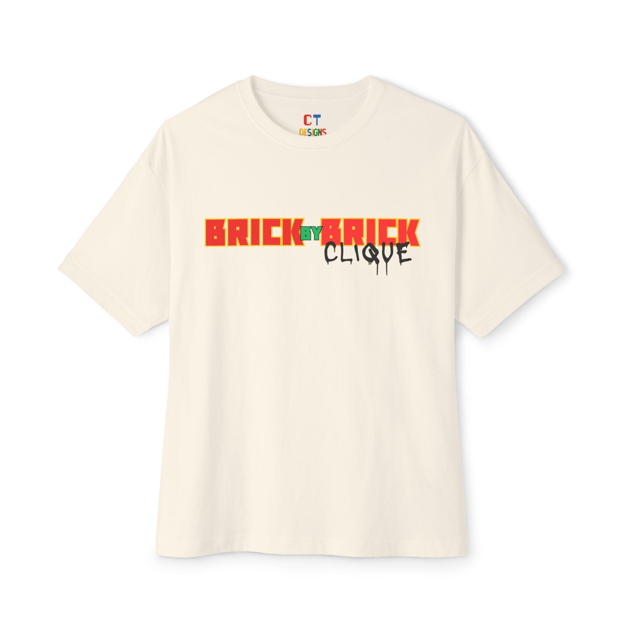 Brick By Brick Clique™ Oversized Boxy T‑Shirt
