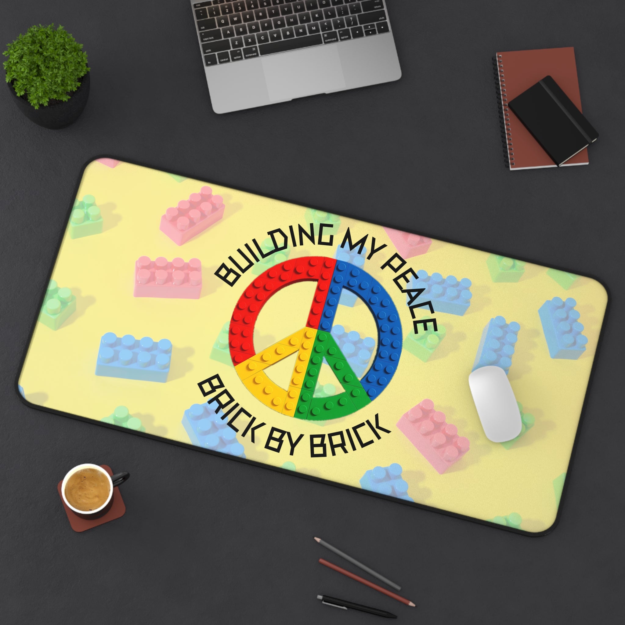 Building My Peace Builder's Desk Mat