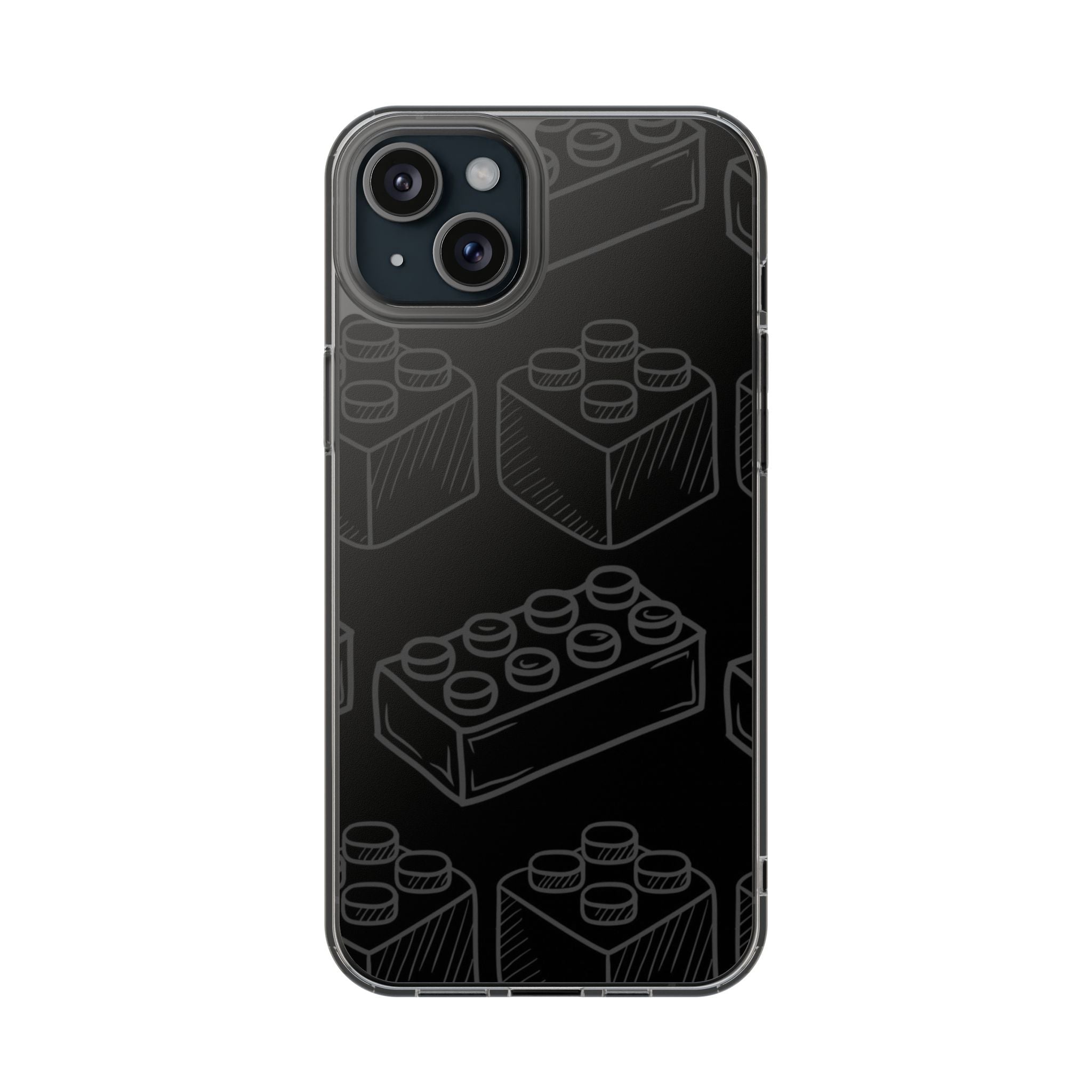 SKETCH Bricks iPhone Case (Black) -MagSafe®